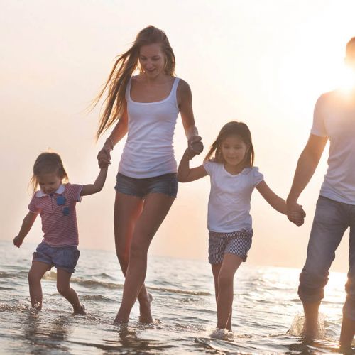 Family beach holidays